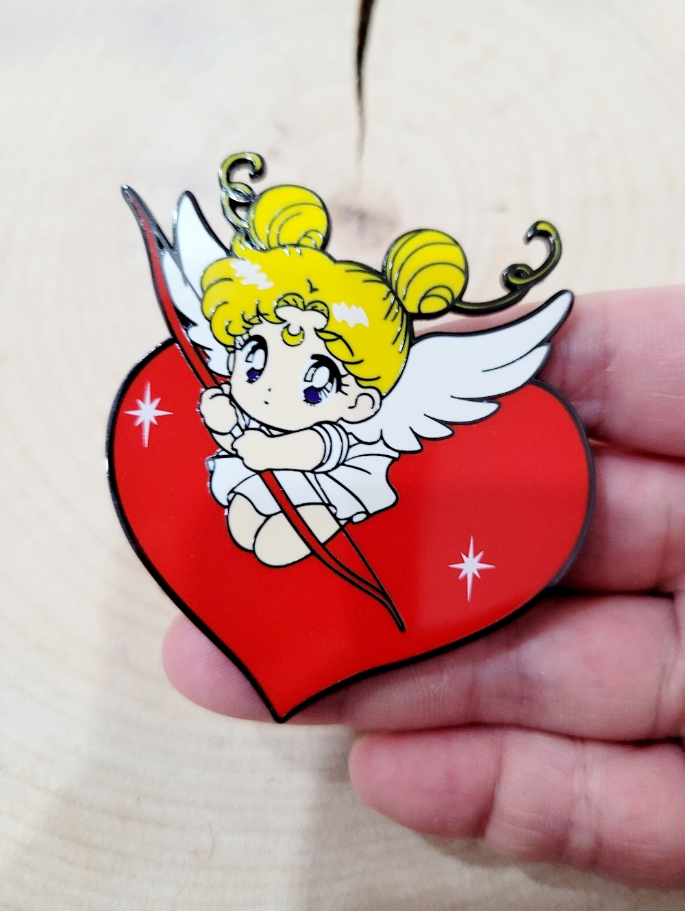 2/$20 Brand New Sailor Moon Cupid Heart Pin Brooch
